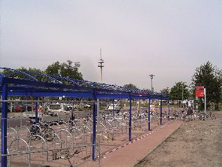Fahrradständer mit Überdachung