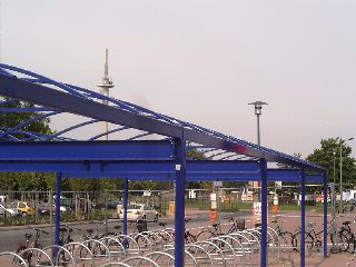 Fahrradstnder mit berdachung